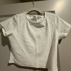 Princess Polly White Crop Top